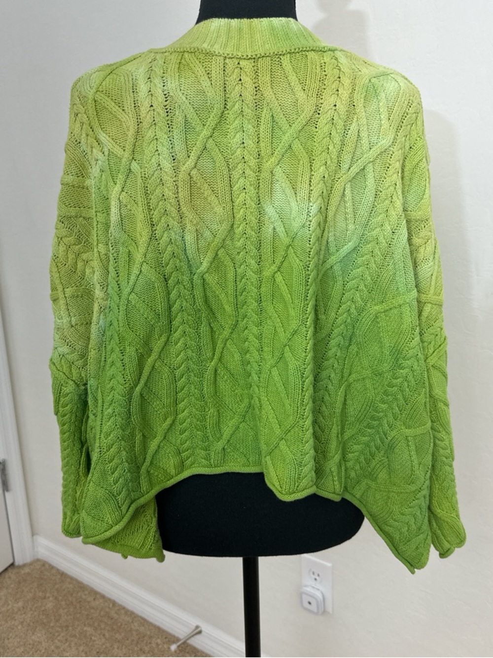 NWOT Free People Washed Ashore Ombre Cable Knit | Small 🏛️🍏Offer Open - Picture 5 of 7
